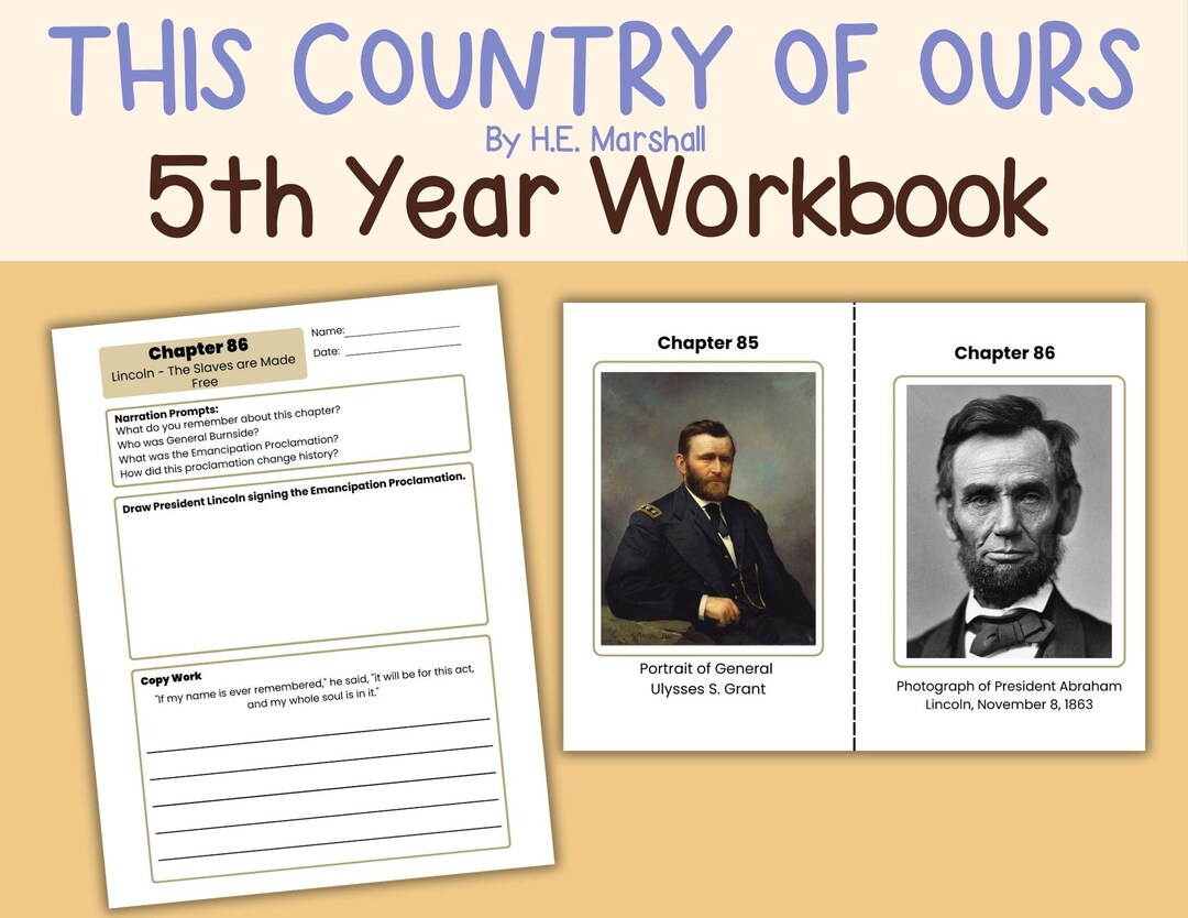 American History Workbook Part 3: Charlotte Mason Curriculum PDF ...