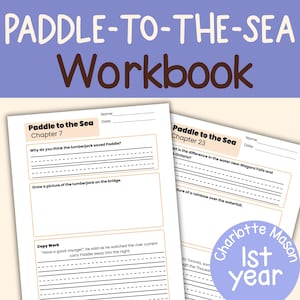 Paddle-to-the-Sea Workbook: Kapitelfragen, Kopierarbeit, gerichtetes Zeichnen (PDF Download) Bild 2