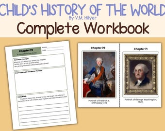 Child's History of the World Study Guide: Narration, Copywork, Visual Aids (126 Page PDF)