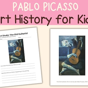 Pablo Picasso Art History Lesson Plan: Elementary Homeschool Curriculum
