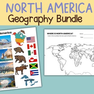 Canadian Geography Unit Study - Etsy