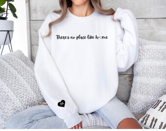North Carolina Home State Crewneck Sweatshirt, 704 Area Code Sleeve