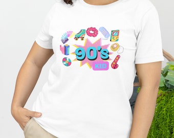 90s Kid Graphic Tee, Retro Millennial T-Shirt