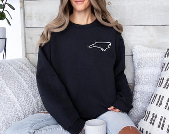 North Carolina 336 Area Code Sweatshirt, Home State Apparel