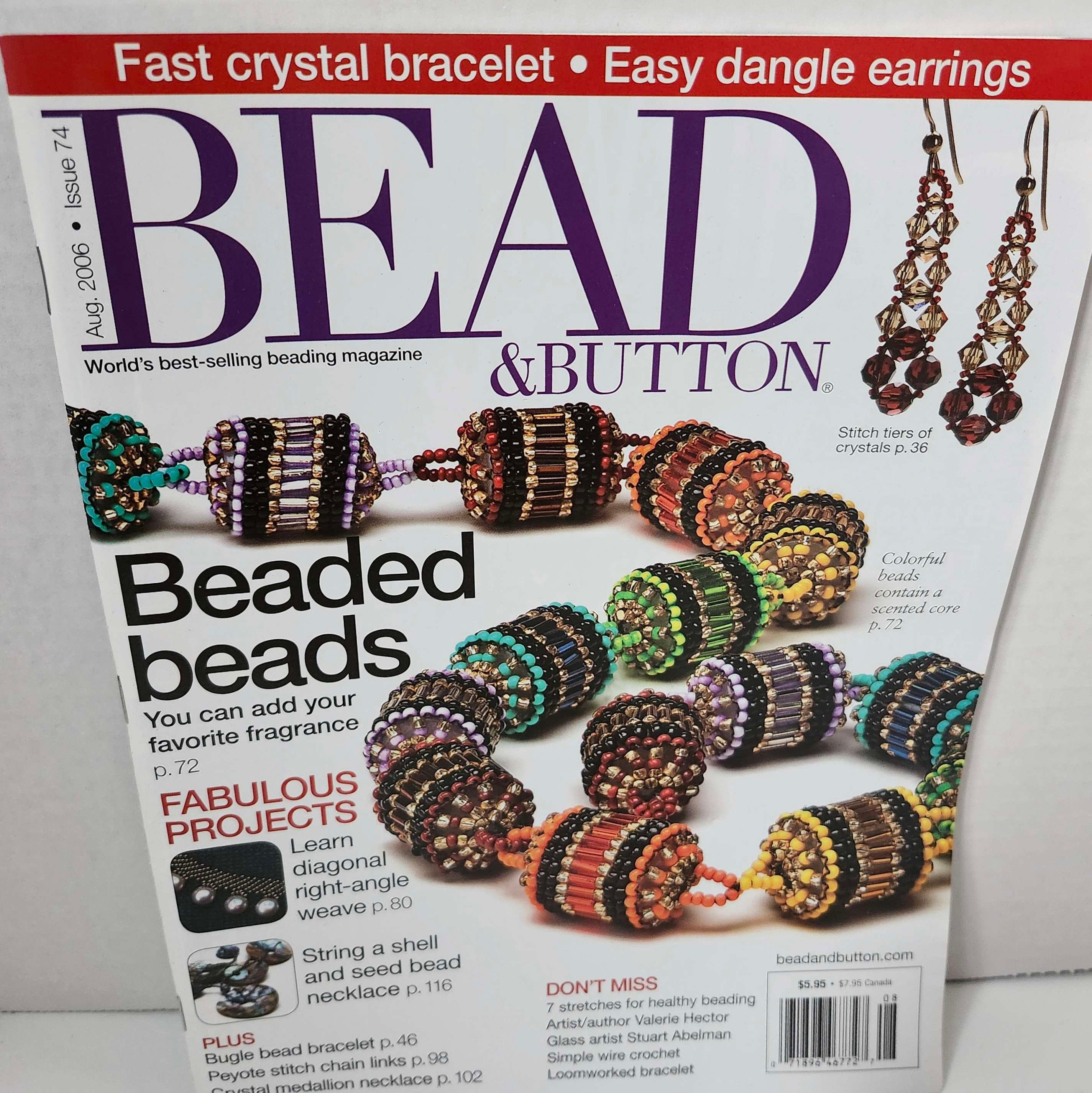 Bead and sale button magazine