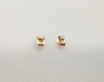 10pcs 14K Gold Filled Butterfly Backings for Earring, Earring Backing for Studs