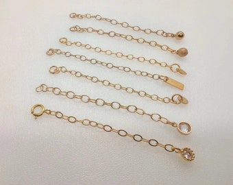 14K Gold Filled Extension Chain, Jewelry Findings Wholesale