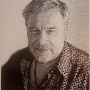 A unique portrait to order - a drawing made by hand from your photograph. Hand Painted From Photo - Personalized Wall Art. Wall decor.