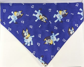 Musical Bluey Over the Collar Dog Bandana