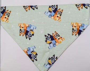 Bluey + Bingo Over the Collar Dog Bandana