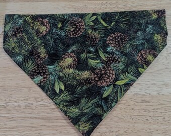 Christmas Tree Over the Collar Dog Bandana