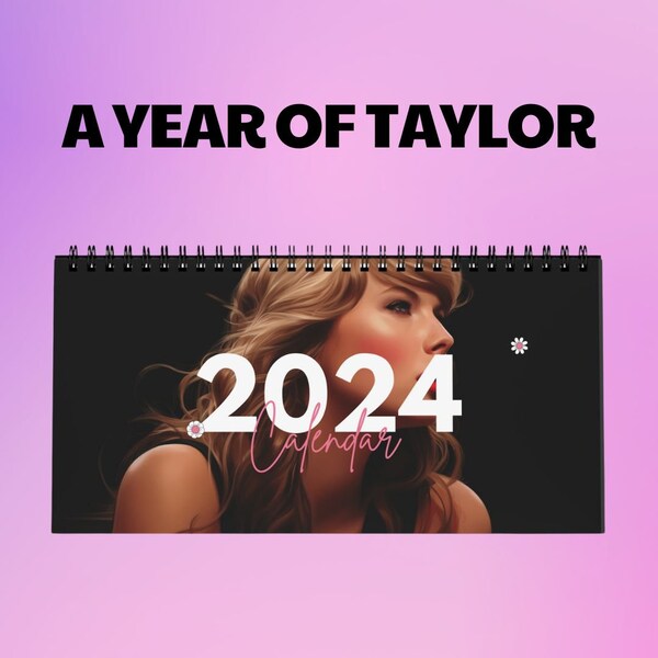 Taylorswift Desk Calendar Etsy
