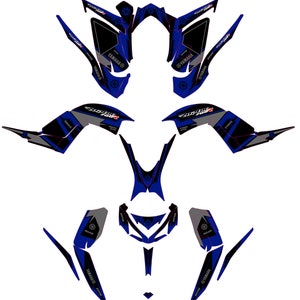 Fits YAMAHA 2013 2014 2015 2016 2017 2018 2019 2020 2021 2022 2023 RAPTOR 700 Graphic KIT decals stickers