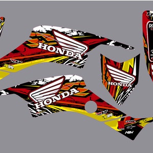 Fits Honda TRX 400 1999 to 2007 graphic kit trx400ex stickers decal kit graphics racing