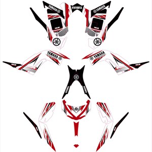 Fits YAMAHA 2013 2014 2015 2016 2017 2018 2019 2020 2021 2022 2023 RAPTOR 700 Graphic KIT decals stickers