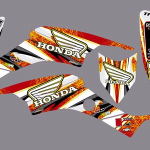 Fits Honda TRX 400 1999 to 2007 graphic kit trx400ex stickers decal kit graphics racing
