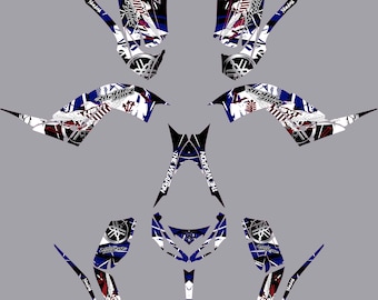 Yamaha Raptor 700 Graphic Kit, Ultracurve 21mil Decals