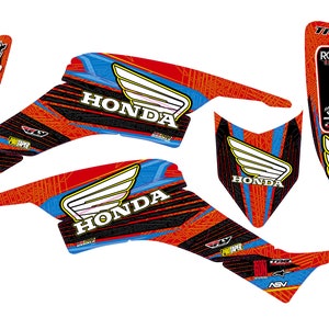Fits Honda TRX 400 1999 to 2007 graphic kit trx400ex stickers decal kit graphics racing