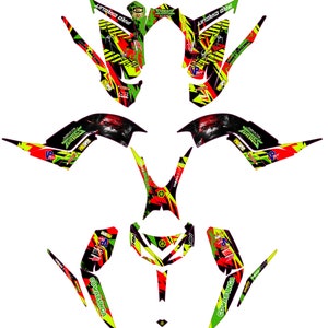 Fits YAMAHA 2013 2014 2015 2016 2017 2018 2019 2020 2021 2022 2023 RAPTOR 700 Graphic KIT decals stickers