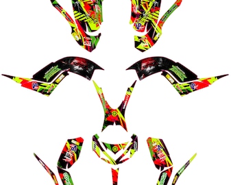 Yamaha Raptor 700 Graphic Kit, Ultracurve 21mil Decals