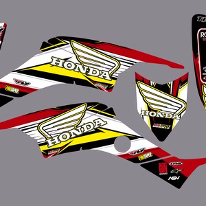 Fits Honda TRX 400 1999 to 2007 graphic kit trx400ex stickers decal kit graphics racing