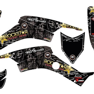 Fits Honda TRX 400 1999 to 2007 graphic kit trx400ex stickers decal kit graphics racing