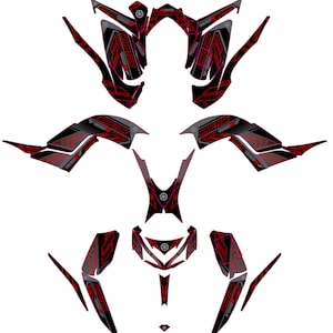 Fits YAMAHA 2013 2014 2015 2016 2017 2018 2019 2020 2021 2022 2023 RAPTOR 700 Graphic KIT decals stickers