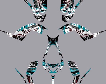 Yamaha Raptor 700 Graphic Kit, Ultracurve 21mil Decals