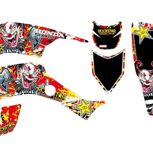 Fits Honda TRX 400 1999 to 2007 graphic kit trx400ex stickers decal kit graphics racing