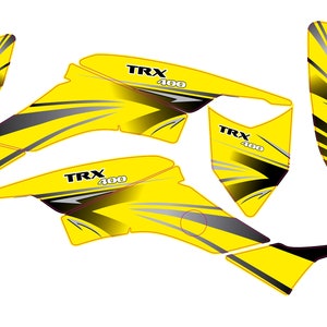 Fits Honda TRX 400 1999 to 2007 graphic kit trx400ex stickers decal kit graphics racing