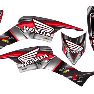 Fits Honda TRX 400 1999 to 2007 graphic kit trx400ex stickers decal kit graphics racing