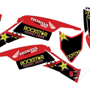 Fits Honda TRX 400 1999 to 2007 graphic kit trx400ex stickers decal kit graphics racing