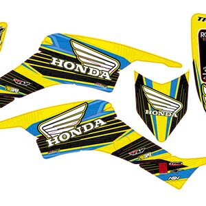 Fits Honda TRX 400 1999 to 2007 graphic kit trx400ex stickers decal kit graphics racing