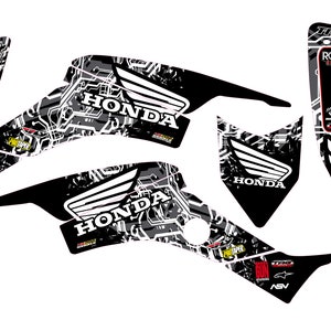 Fits Honda TRX 400 1999 to 2007 graphic kit trx400ex stickers decal kit graphics racing