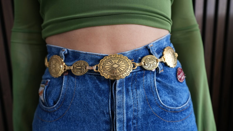 Ceinture à chaîne Boho élégante Argent et Or image 2