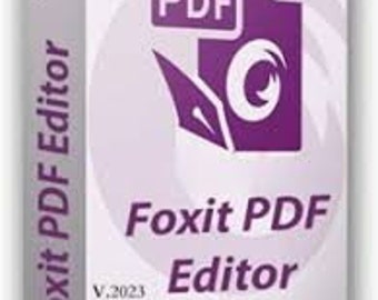 Foxit PDF Editor Pro 2024 / Editor PDF professionale / Modifica, proteggi, annota, compila e firma PDF / Windows/ Licenza a vita