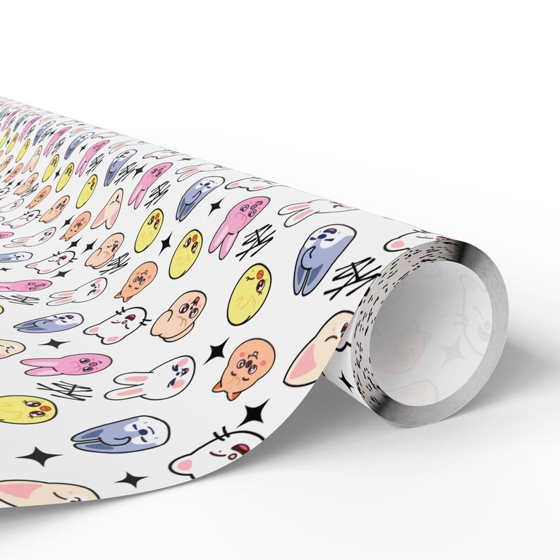 Inpakpapier, verdwaalde kindercadeaus voor fans, BLIJF, SZOO-personages, cadeau geven, vakantieverpakking afbeelding 2