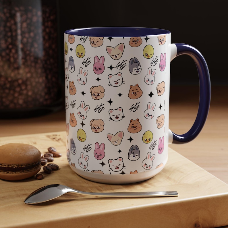 Taza SKZOO Stray Kids, regalo para fans del K-pop STAY (15 oz) imagen 4