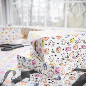 Inpakpapier, verdwaalde kindercadeaus voor fans, BLIJF, SZOO-personages, cadeau geven, vakantieverpakking afbeelding 5