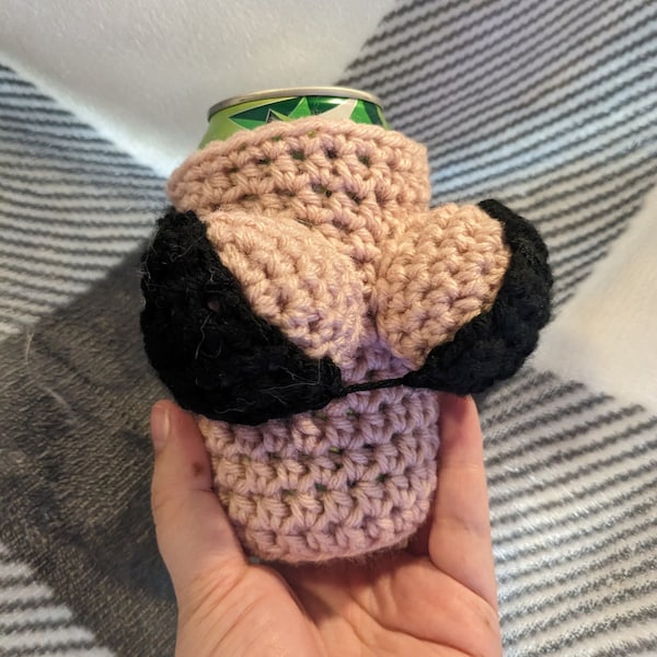 Bikini Top Can Cozy Crochet Pattern