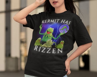 Kermit T-shirt - Thinking Kermit Frog - Retro Vintage Funny Tee - Etsy