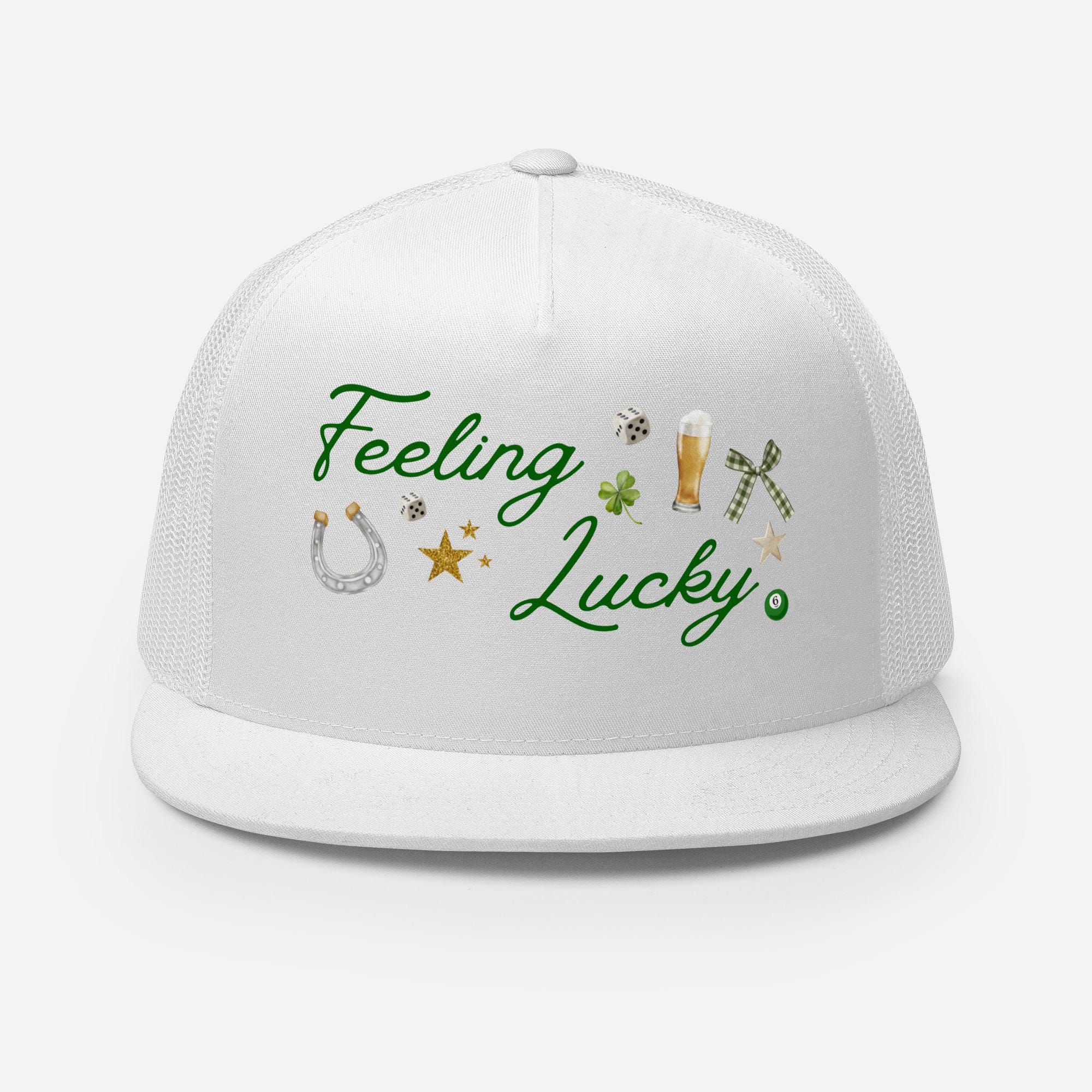 ??\'Feelin\' Lucky\' St Patrick’s Day Trucker Hat Embroidered  main image 2