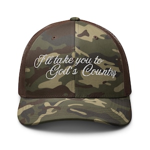 Gods Country | Camouflage trucker hat