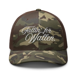 Fallin for Wallen | Camouflage trucker hat