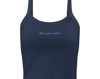 Bless your heart | Women’s micro-rib tank top