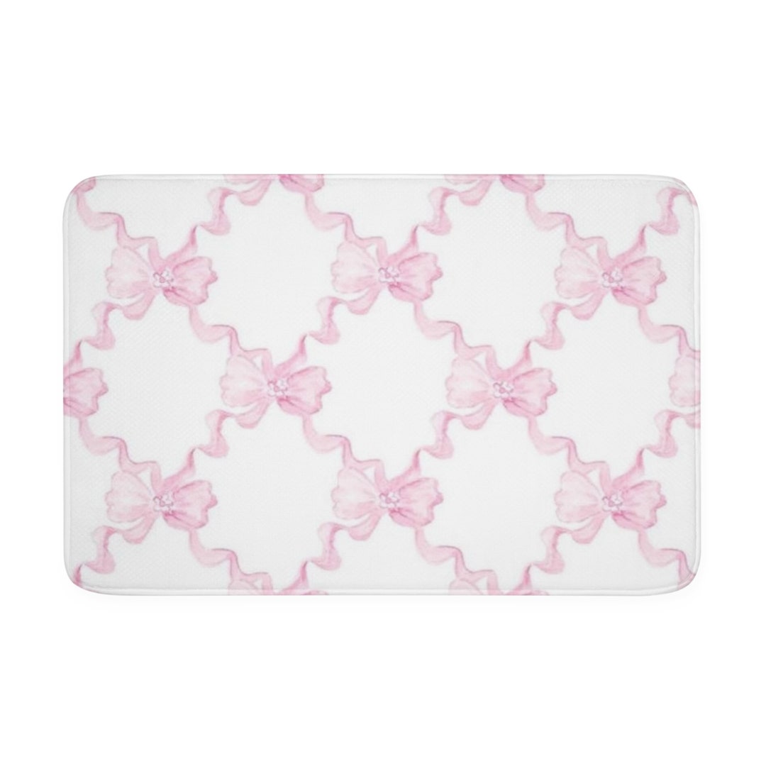 Coquette Memory Foam Bath Mat, Girly Gift for Her, Birthday, Valentines ...