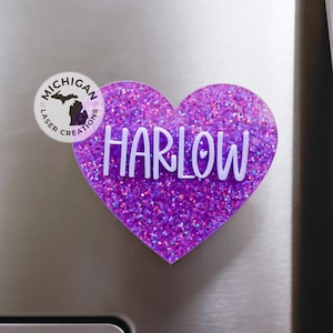 Custom Locker Magnet, Fridge Magnet, Personalized Name Gift, Locker Magnet with Name, Girls Locker Magnet, Personalized Magnet, Name Magnets