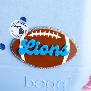 Football Team Bogg Bag Tag, Football charm, NFL bogg bag tag, Bogg bag pop in, bogg bag bit, bag charm, pop in, bogg bit, football ball mom