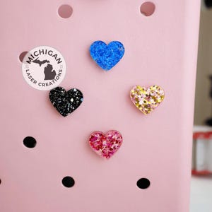 Heart Bogg Bag Tag, bogg bag name tag, Bogg bag pop in, bogg bag bit, pop in, bogg bit, initial bogg bit