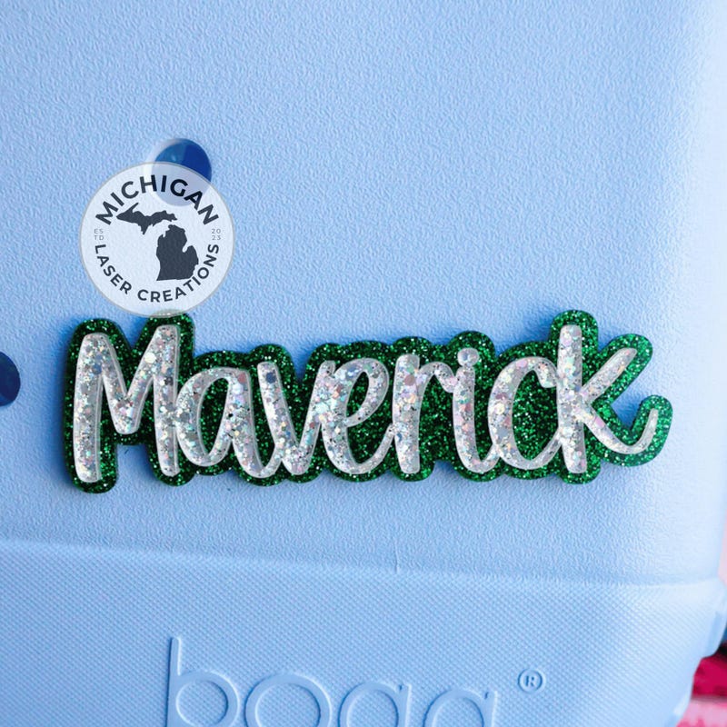 Custom Name Bogg Bag Tag, bogg bag name tag, Bogg bag pop in, bogg bag bit, name charm, bogg bag pop in, name bogg bit